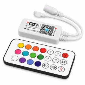 Controller WI-FI pentru bandă Led RGBCCT / RGBW+W 12A 12V/120W 24V/240W, Eurolamp