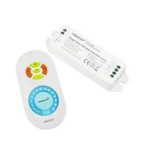 Dimmer LED fără fir pentru bandă monocolor, 12A, alimentare 12–24V DC (144W / 288W), Eurolamp