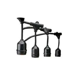 Ghirlanda extensibila de exterior Eurolamp cu 10 dulii E27 - 10 metri, IP64