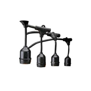 Ghirlanda extensibila de exterior cu 20 dulii E27 - 10 metri, IP64, Eurolamp