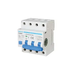 Întrerupător automat RCBO DC, PL8M4, 3P+N, C20A, 100mA, 6kA, TYPE A, GACIA