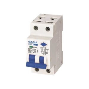 Întrerupător automat RCBO PL8HE, 2P L+N, C10A, 30mA, 6kA, TYPE AC, GACIA