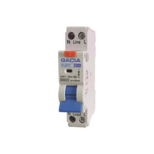 Întrerupător automat RCBO PL8HT, 1P-1modul L+N, C6A, 30mA, 6kA, TYPE AC, GACIA