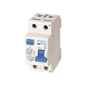 Întrerupător diferential RCCB, SR6HM, 2P, 25A, 30mA, 6kA, TYPE AC, GACIA