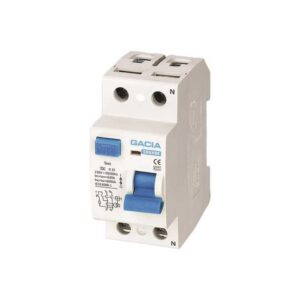 Întrerupător diferential RCCB SR6HM, 2P, 40A, 300mA, 6kA, TYPE AC, GACIA