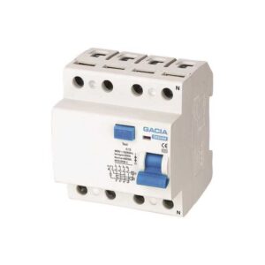 Întrerupător diferential RCCB SR6HM, 4P, 63A, 300mA, 6kA, TYPE AC, GACIA