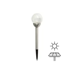 Lampă gradina cu panou solar, VALUE, 0.06W, RGB, 80x80x385mm, IP44, ARTE ILLUMINA, Eurolamp