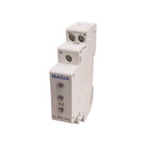Lampă semnalizare pentru 3 faze pe șină, 220V, GACIA