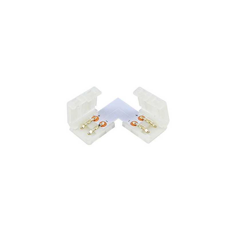Mufă adaugire la 90 grade pentru bandă LED COB 220V, 10mm lățime, monocroma, din seriile 145-7270x și 145-7260x, Eurolamp