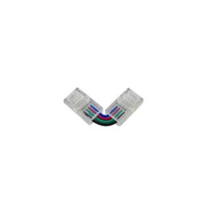 Mufă adaugire la 90 grade pentru bandă LED COB RGB 145-72029 și 145-72500, 10mm lățime, Eurolamp