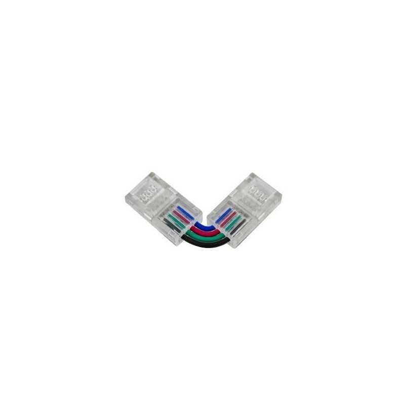 Mufă adaugire la 90 grade pentru bandă LED COB RGB 145-72029 și 145-72500, 10mm lățime, Eurolamp