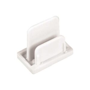 Piesa de capăt pentru șină magnetică aparentă monofazată 145-59000 și 145-59001, 2 linii, albă, Eurolamp