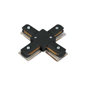 Piesa de îmbinare tip cruce pentru șină magnetică, neagră, pentru seria 145-59020 și 145-5902, IP20, Eurolamp
