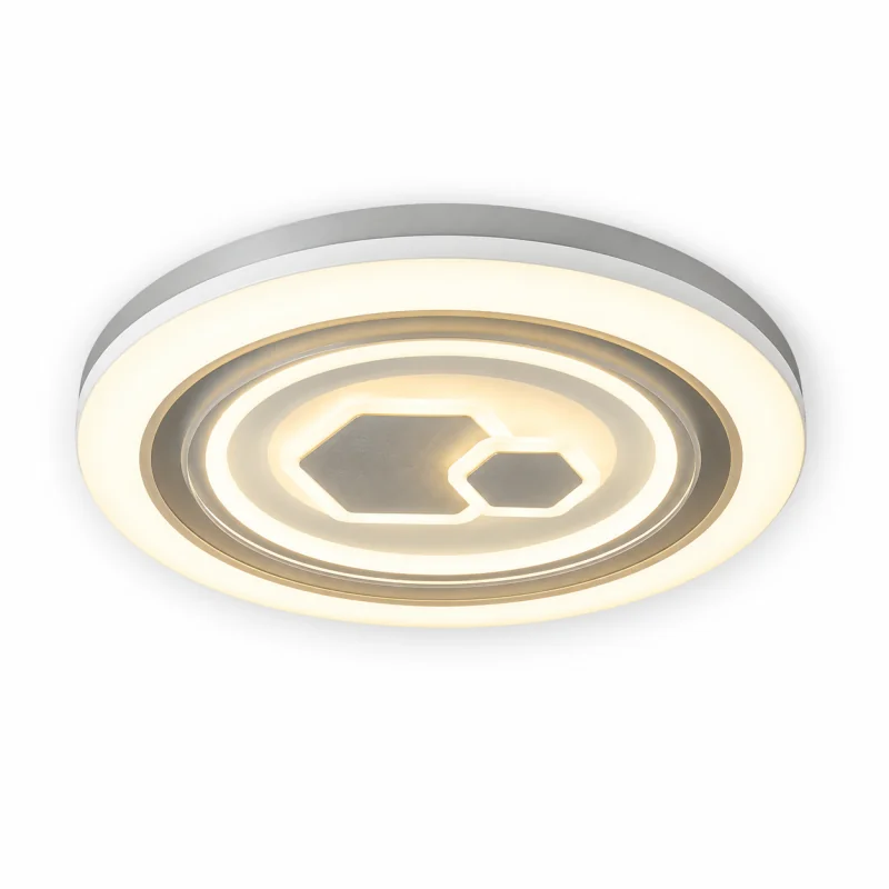 Plafonieră LED 60W 5100Lm 3CCT (3000-4000-6500K) Ø490x50mm Alb ARTE ILLUMINA MOTIVO