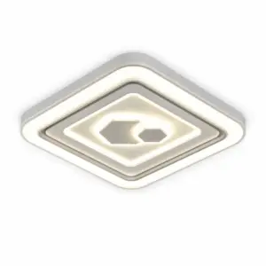 Plafonieră LED 60W 5220Lm 3CCT (3000-4000-6500K) Ø490x50mm Alb ARTE ILLUMINA MOTIVO