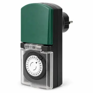 Priză programabila 24H, cu protecție la copii, 16A, 220-240V, IP44, Eurolamp