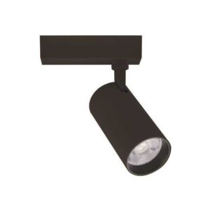 Proiector LED pe șină magnetică monofazată cu 2 linii PLUS, 30W, 4000K lumină neutră, 2700lm, negru, 80x180mm, Eurolamp