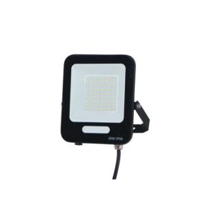 Proiector LED SMD negru 50W, 6000lm, 6500k lumină rece, IP66, 160-265V,  Eurolamp