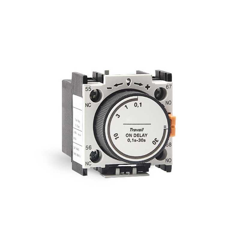 Releu auxiliar cu contacte de întârziere LAST2 0.1-30 sec, 09-95A, 230V, AC, 1NO+1NC, GACIA