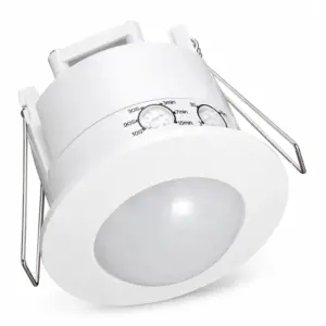 Senzor de miscare cu infrarosu încastrat, 300W, 220-240V, IP20, ALB, Eurolamp
