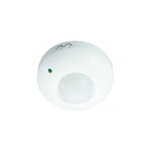 Senzor miscare cu infrarosu alb pentru tavan, max. 300W, 5.5A, 220-240V, IP20, Eurolamp