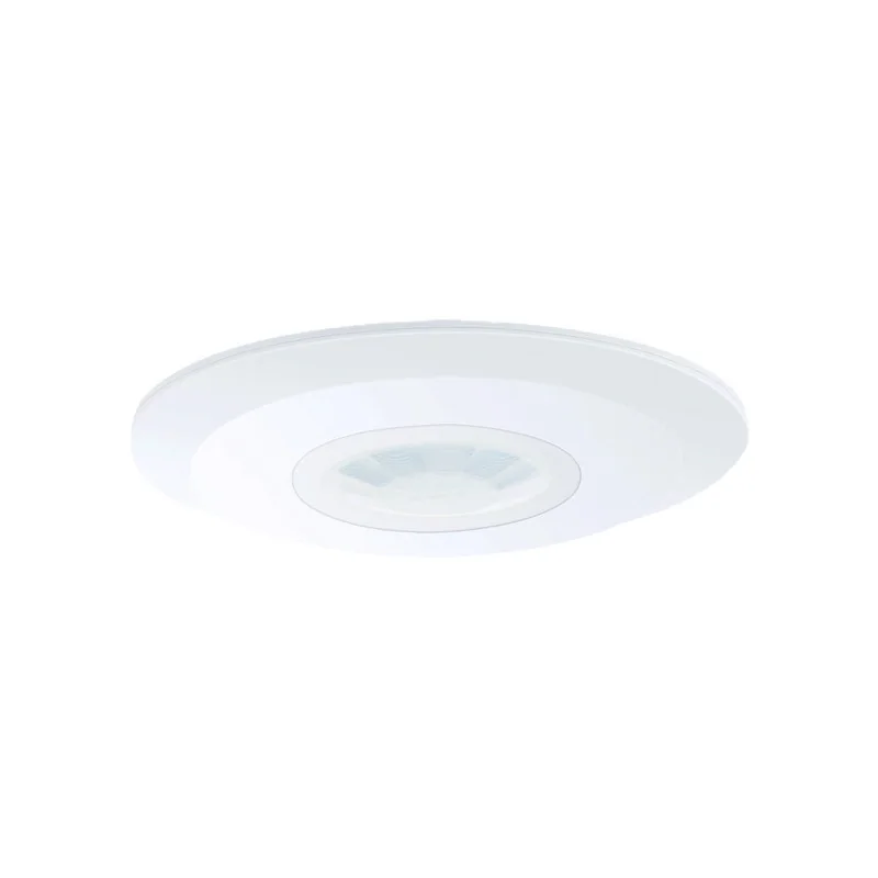 Senzor miscare cu infrarosu SUBȚIRE alb pentru tavan, max. 1000W, 9A, 220-240V, IP20, Eurolamp