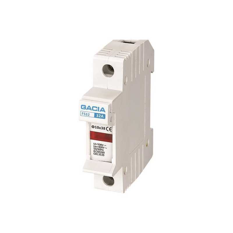 Separator cu LED pentru siguranțe fuzibile FS32, 1P, 10x38, 500V, 6-32A, GACIA