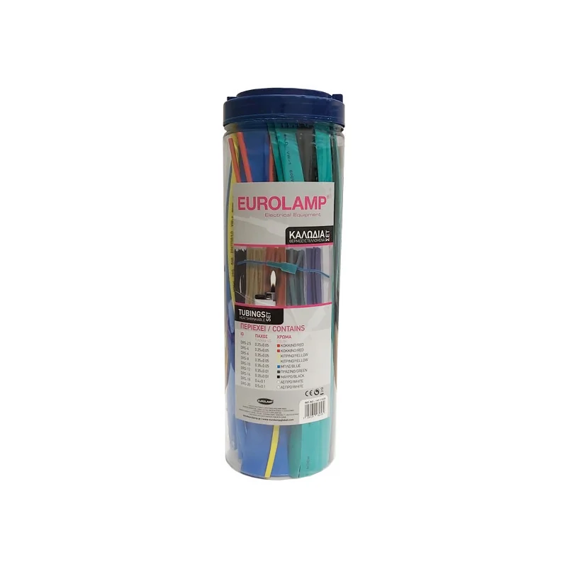 Set tuburi termocontractibile multicolore (72buc/set), Eurolamp