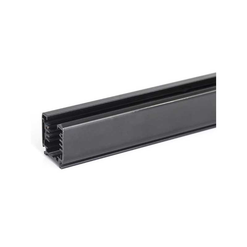 Șină magnetică aparentă neagră 4 linii, 1 metru, Eurolamp