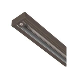 Șină magnetică aplicată, neagră, 2 linii, 2 metri, Eurolamp
