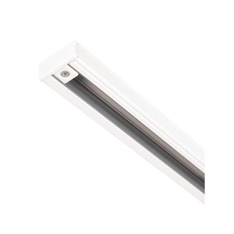Șină magnetică aplicată monofazată 2 linii, 2 metri, albă, Eurolamp