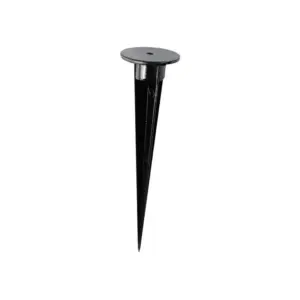 Spie pentru gradina, negru metalizat, Φ35mm, 160x30x170mm, 220-240V, ARTE ILLUMINA, Eurolamp