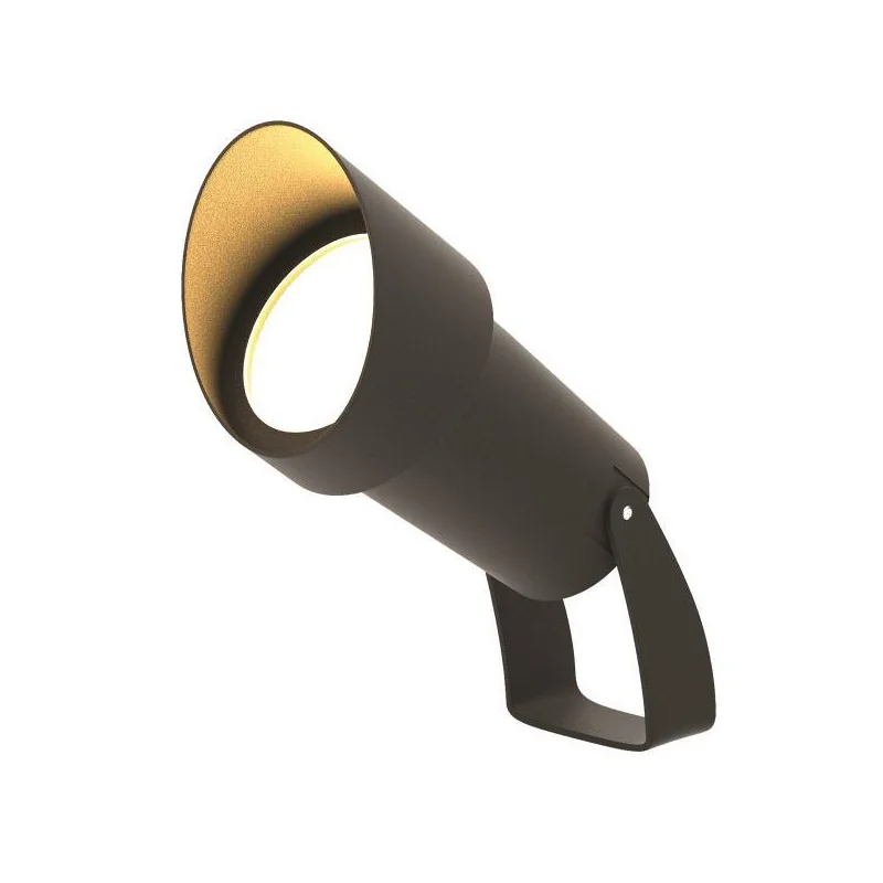 Spot gradina, plastic, cu capac, max. 5W, GU10, Φ86mm, 87x180x116mm, 220-240V, IP54, negru, ARTE ILLUMINA, Eurolamp