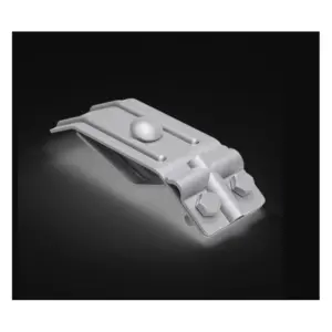 Suport galvanizat St/tZn pentru conductor coborare cu prindere pe burlan