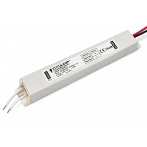 Transformatorul metalic MINI pentru bandă LED, 12V DC, 60W, 5A, IP20, Eurolamp