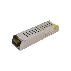 Transformator aluminiu subțire pentru bandă LED, 12V DC,100W, IP20, 188x46x36, 200-240V, Eurolamp