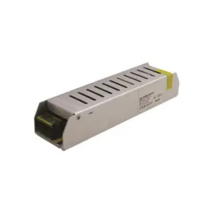 Transformator aluminiu subțire pentru bandă LED, 12V DC, 120W, IP20, 188x46x36, 200-240V, Eurolamp
