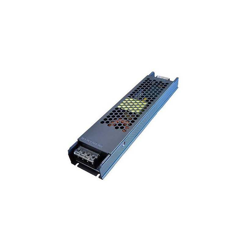 Transformator aluminiu subțire pentru bandă LED, 12V DC, 350W, IP20, 223x68x43, 200-240V, Eurolamp
