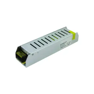 Transformator aluminiu subțire pentru bandă LED, 24V DC, 100W, IP20, 188x46x36, 200-240V, Eurolamp