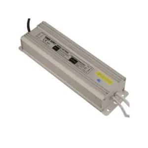 Transformator aluminiu subțire pentru bandă LED, 24V DC, 100W, IP67, 178x70x40, 200-240V, Eurolamp