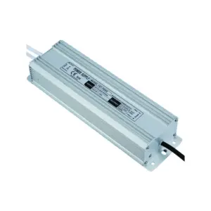 Transformator aluminiu subțire pentru bandă LED, 24V DC, 200W, IP67, 260x65x43, 200-240V, Eurolamp