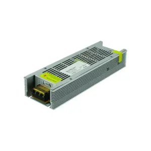 Transformator aluminiu subțire pentru bandă LED, 24V DC, 250W, IP20, 224x71x40, 200-240V, Eurolamp