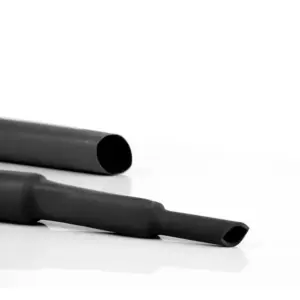 Tub termocontractabil cu adeziv, perete mediu, 3:1, 40/12 mm, 1 m, fără halogeni, rezistent UV, WKK